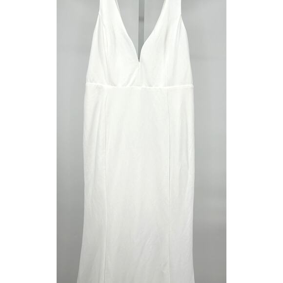 Lulu's Forever Crush White Mermaid Maxi Dress XL‎ - Picture 6 of 11